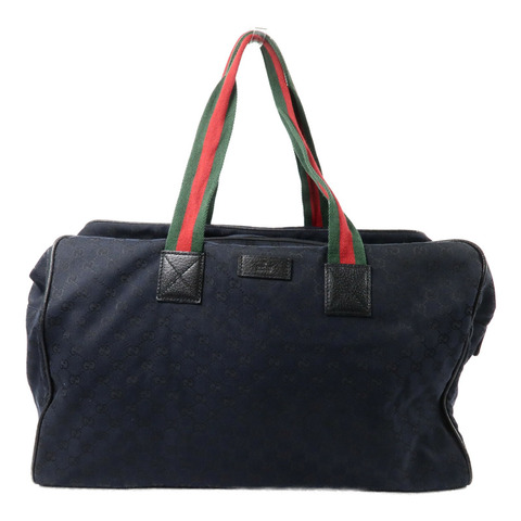GUCCI 帆布Boston Bag肩背袋