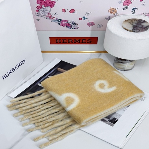BURBERRY 巴寶莉 雙面羊駝毛圍巾