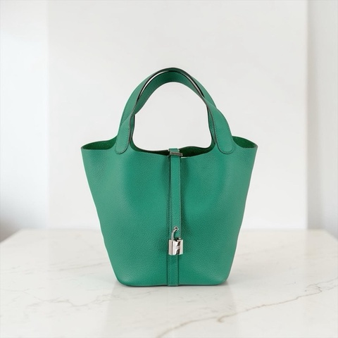 莉亞精品♡  Hermes P22 帝王綠 二手美包