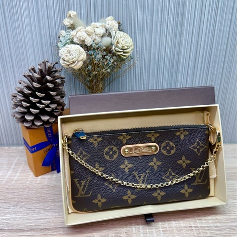 LV M60094 POCHETTE MILLA 小金鏈麻將包手提包