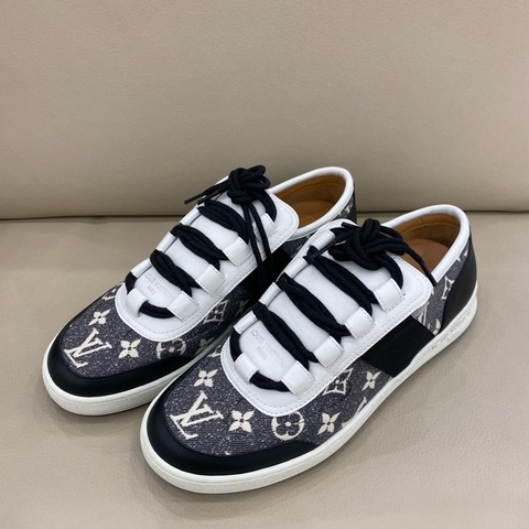 閒置未使用 Louis Vuitton 路易威登牛仔丹寧板鞋 男款 41碼