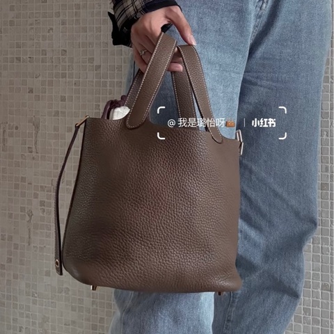 🐎Hermes愛馬仕｜大象灰 Picotin菜籃子18｜98新｜A刻