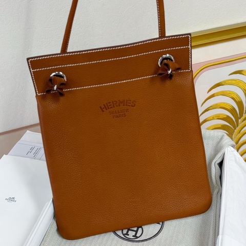Hermès 愛馬仕斜挎包 全皮款Aline 馬鞍皮 鋼印 Z刻 附件 塵袋 盒