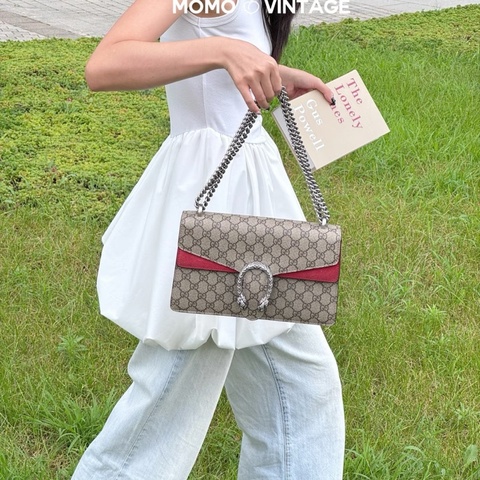 Gucci酒神中號紅色
