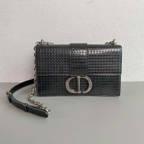 Dior迪奧💜 蒙田30 藤格紋銀扣限量款 98新 20年