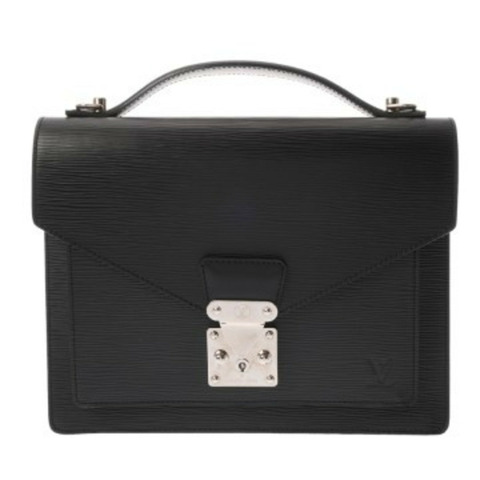 LOUIS VUITTON 路易威登 Epi Monceau Noir M52792 女士皮革手提包 A 級二手 Ginzo