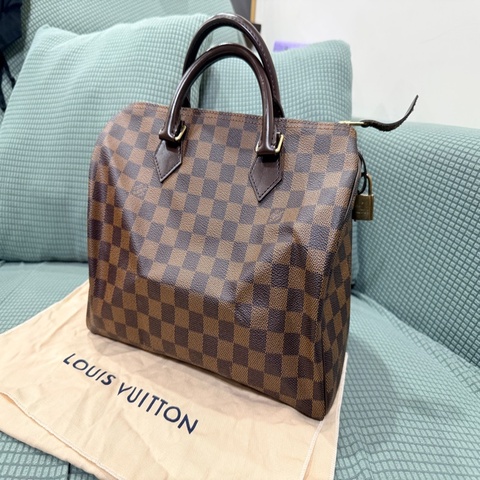 LV speedy 30 棋盤格 手提