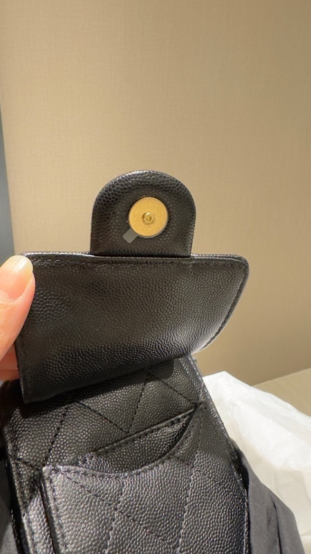 出售 Chanel 25bag Mini HOBO黑金荔枝纹