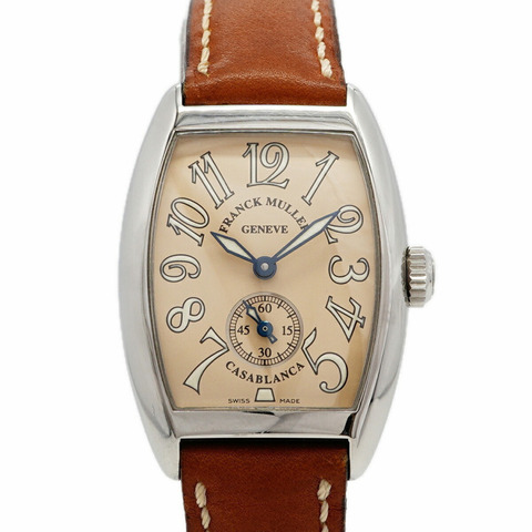 Franck Muller Casablanca 小秒針 1750S6 米色錶盤男士腕錶