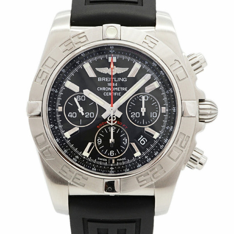 百年靈 Chronomat 44 AB011010 AB0110 黑色錶盤男錶
