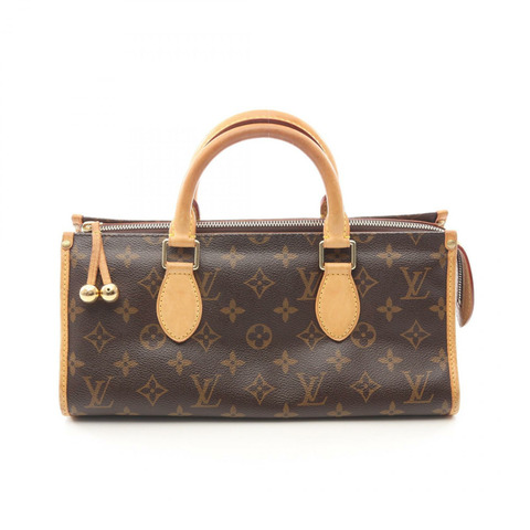 路易威登 Popincourt Monogram 手提包 M40009 Monogram 帆布皮革 棕色