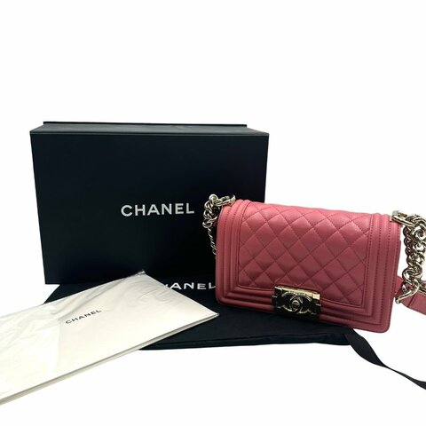 【美收精品】CHANEL  Boy Chanel 菱格紋包 C-649【隔月月中將轉賣至日本 上架期限30天】