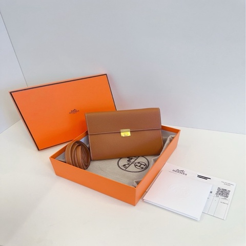 Hermes 愛馬仕 clic16 金棕金扣