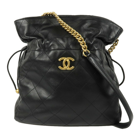 CHANEL 牛皮皮革Shoulder Bag鏈帶肩背袋