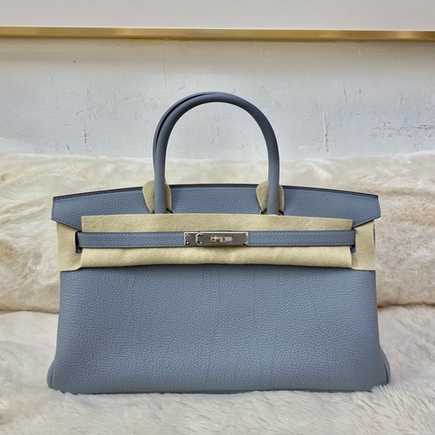 Birkin30 P0 Gris Pantin 木偶灰银扣togo皮K刻