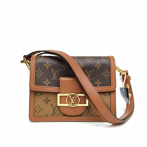 LOUIS VUITTON Dauphine達芙妮Mini老花PVC晶片肩背包
