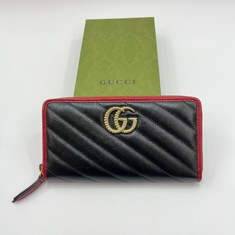 Gucci Marmont zip round wallet