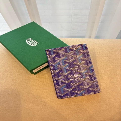 Goyard 2026限量顏色 護照夾  藍莓紫 全新