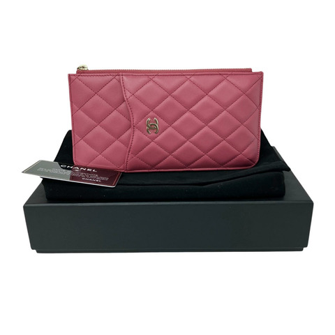 ☆ CHANEL 香奈兒 Pink Lambskin No.26 Long Wallet 粉紅色小羊皮No.26長銀包-267012204