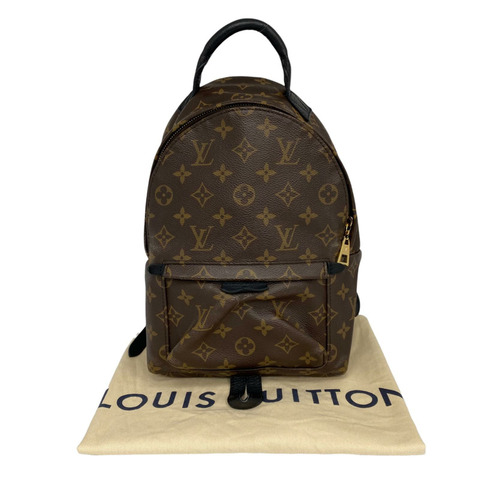 △ LOUIS VUITTON 路易·威登 Brown Coated Canvas Monogram Palm Springs Mini Backpack 啡色塗層帆布經典老花背包 M44871-267012626