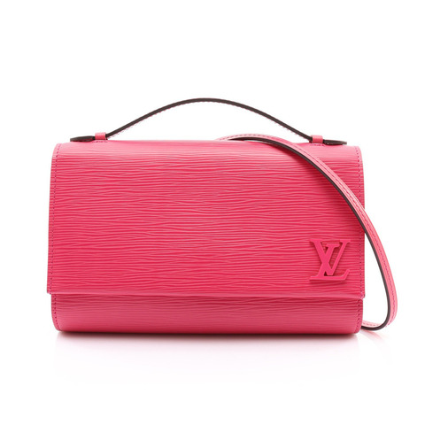 粉色 EPI 水波紋 牛皮 Clery 肩背包【LOUIS VUITTON LV 路易威登】