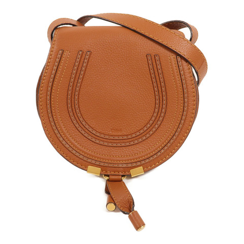 Chloe 牛皮皮革Marcie Small Saddle肩背袋