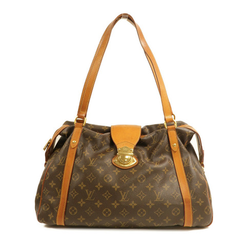 LOUIS VUITTON Monogram Stresa PM肩背袋棕色