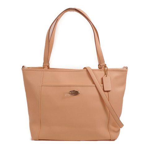 COACH 牛皮皮革2 Way Shoulder手挽肩背兩用袋
