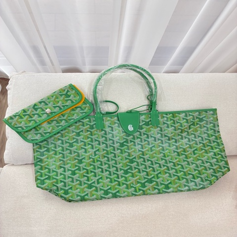 Goyard 2026限定色 草地綠  購物袋 PM 附包夾 全新