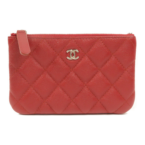 CHANEL 牛皮皮革Coin Case零錢包