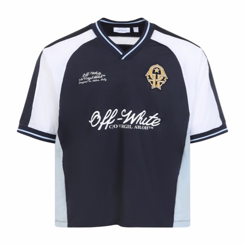 Off-White 男士 足球V領T恤S M L XL碼
