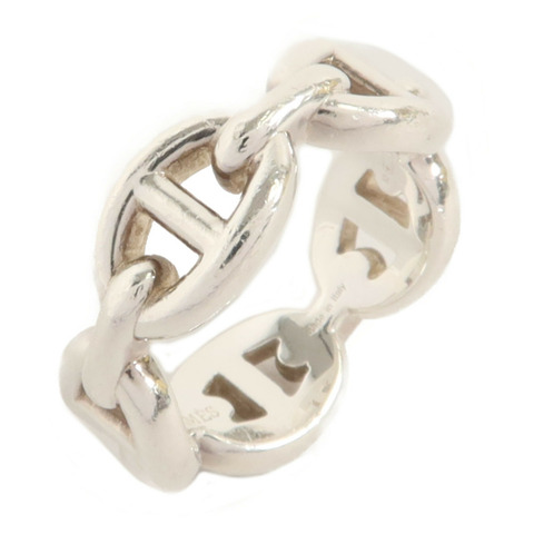 HERMES 925純銀Chaine D'Ancre Ring戒指
