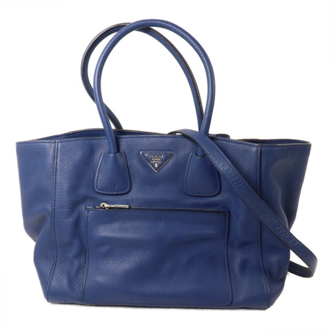 PRADA 牛皮皮革Vitello Daino Tote手挽肩背兩用袋