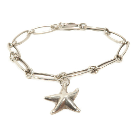 TIFFANY＆CO 925純銀Elsa Peretti Starfish Bracelet手鏈