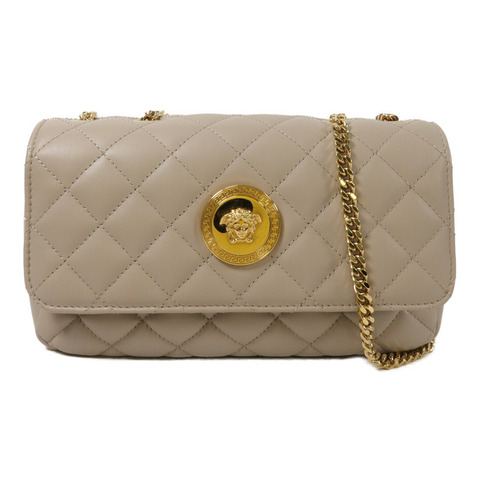 VERSACE 牛皮皮革La Medusa Chain Shoulder Bag鏈帶肩背袋