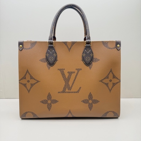芯片款 LV Onthego老花拼色托特包 中號