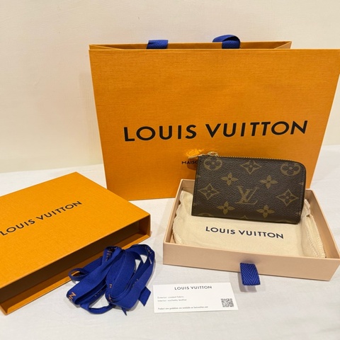 日本限定🇯🇵 LOUIS VUITTON路易威登LV 老花 L型拉鍊 短夾/皮夾