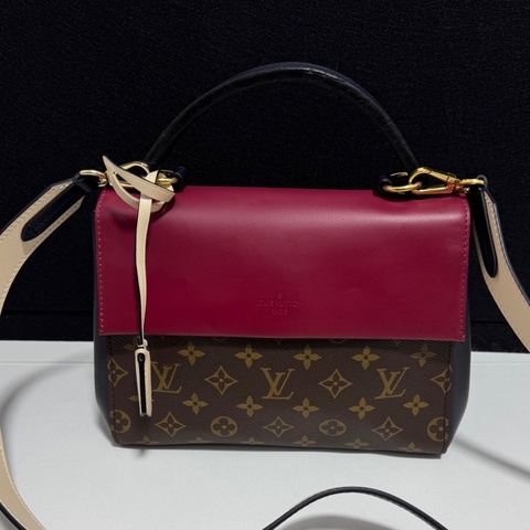 路易威登/LV Cluny BB 酒紅色老花包