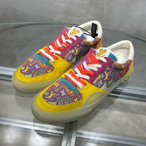 路易威登/LOUIS VUITTON LV 炫彩塗鴉 Ollie 板鞋 尺碼/UK11 45碼