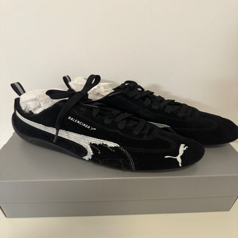 PUMA/彪馬 × Balenciaga巴黎世家 Speedcat 系列 薄底鞋德訓鞋