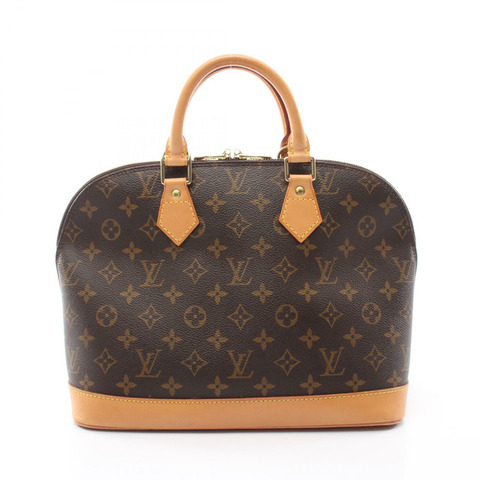 路易威登 Alma PM 手提包 M51130 Monogram 帆布皮革棕色二手女士