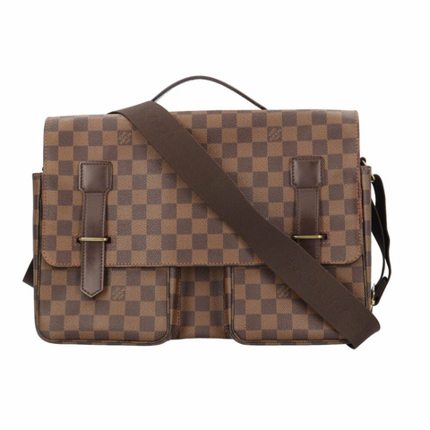 路易威登 Broadway Damier 肩背包/手提包，帆布材質，貨號 N42270，棕色，男士款，LOUIS VUITTON