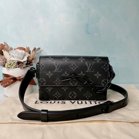 LV Steamer黑花盒子包