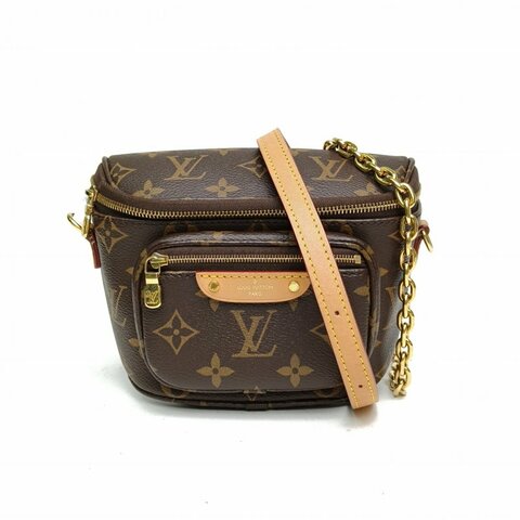 LOUIS VUITTON Bumbag腰包Mini老花PVC晶片肩背包