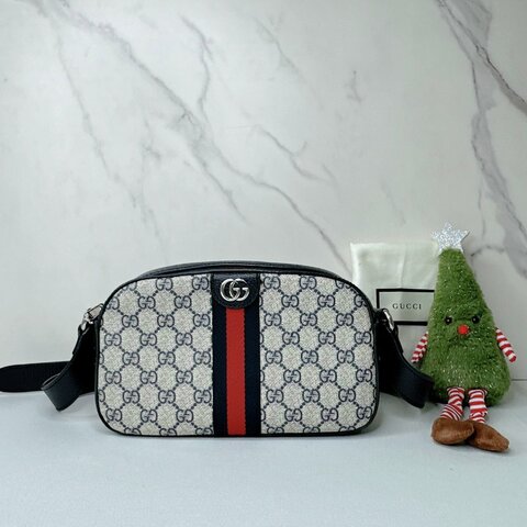 GUCCI Ophidia帆布斜背包