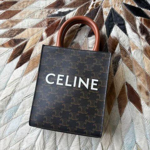 CELINE 滿版手提紙袋包