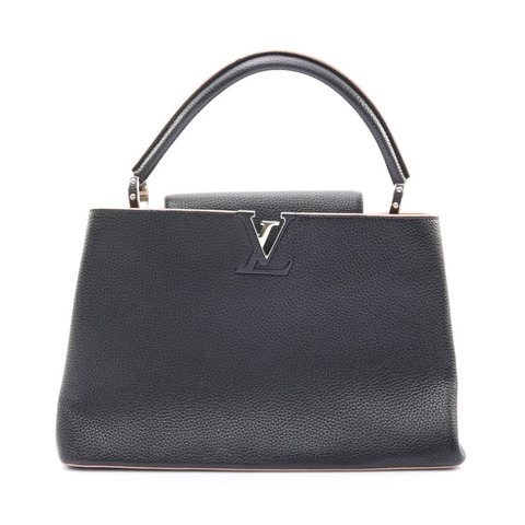 黑色 牛皮 Capucines MM 手提包【LOUIS VUITTON LV 路易威登】 M48864