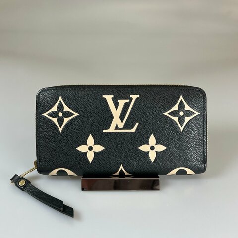 LV M80481/晶片款 黑Empreinteㄇ拉長夾