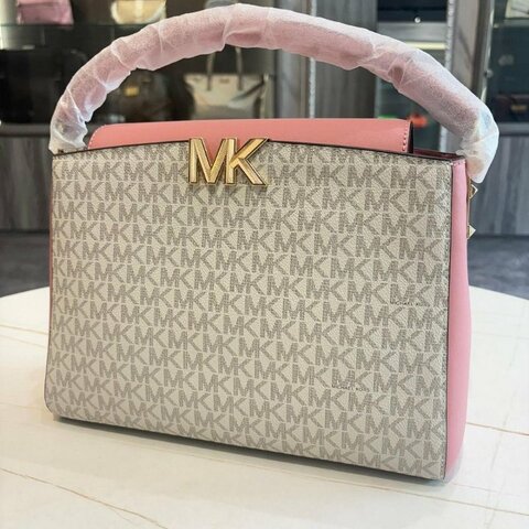 MK Karlie 中號老花手提包 (斜背/肩背)