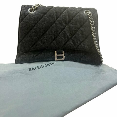 【美收精品】BALENCIAGA 灰色肩背包 5-672